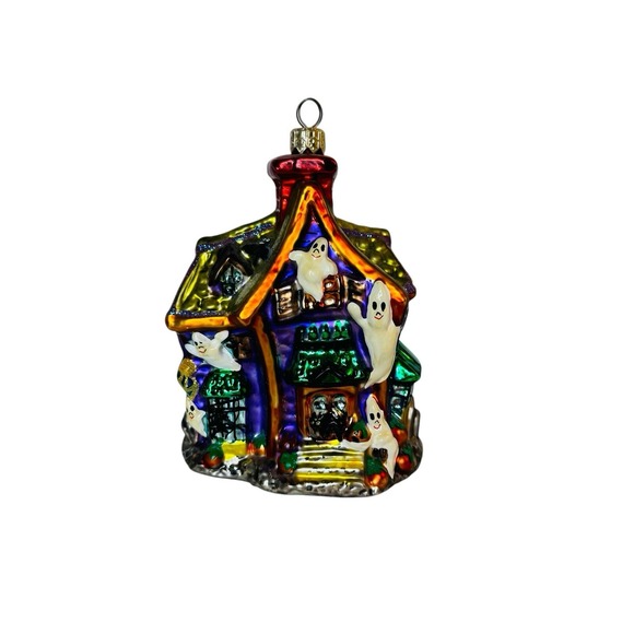 Christopher Radko Haunted House Ornament Howl Manor Halloween Ghost Decor‎ - Picture 1 of 10